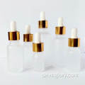 10.05.15.20.20.10.10.100 ml benutzerdefinierte farbenfrohe Mini -Glas -Runde Tropper ätherische Ölflasche